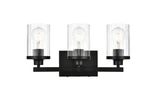 Elegant Lighting LD7316W18 Thane 18"W Vanity - Black. Fixed Price $154.00.