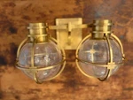 Visual Comfort Chapman & Myers Gracie Double Sconce Burnished Brass Light. Fixed Price $535.50.