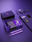 Govee Evangelion EVA-01 Purple Gaming Wall Light Led, Swappable Faceplate. Fixed Price $150.00.