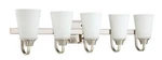Craftmade 41905 Nickel Grace 5-LIGHT 37"W Bathroom Vanity. Fixed Price $202.95.