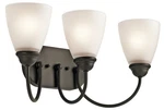 Kichler 45639OZ Jolie 3-LIGHTBATH Vanity In Olde Bronze. Fixed Price $109.97.
