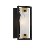 Savoy House Hayward 1LT Wall Sconce, Black/brass 9-1697-1-143. Fixed Price $202.00.