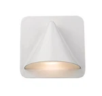 Obelisk 1-LIGHT Outdoor Wall Sconce In White. Fixed Price $176.00.