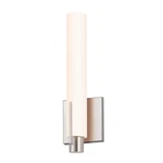 Sonneman 2440-ST Tubo Slim 12" Led Bath Sconce Nickel. Fixed Price $440.00.