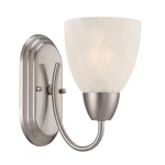 Designers Fountain 15005-1B-35 Torino Wall Sconce, Brushed Nickel,silver, 8 In.. Fixed Price $28.40.