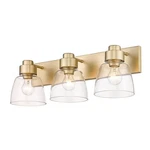 Used Golden Lighting 0314-BA3 Bcb-clr Remy Bath VANITY-8.75 Inches. Fixed Price $219.29.
