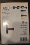 (1-PK) Home Decorators Collection Vanity Light Bar Matte Black 28616-HBBF *390. Fixed Price $65.00.