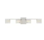 Home Decorators Collection Vicino 100-WATT Matte Nickel Integrated Led Bath Ligh. Fixed Price $105.00.