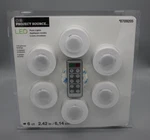 Project Source 6-PACK Puck Lights 2.42" Led Battery Dimmable Remote Controls New. Fixed Price $17.00.