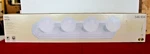 Hampton Bay Bar Bathroom Light Fixture- White, Model # 546934. Fixed Price $15.73.