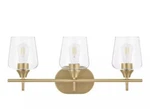 Hampton Bay GS-W070807BS Pavlen 24 In. 3-LIGHTS Antique Brass Vanity. Fixed Price $19.99.