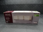 Home Decorators Alberson Collection 3-LIGHT Brushed Nickel Led Vanity. Fixed Price $21.99.
