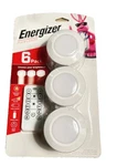 Energizer Remote Controlled Puck Lights 6 Pack Dimmable Under Cabinet. Fixed Price $21.00.
