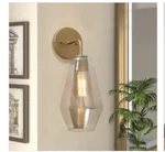 Uolfin Wall Sconce Mila Transitional Brass Gold Tube With Frosted Glass Shade. Fixed Price $80.00.