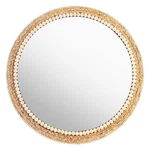 Swthony 21 Inch Boho Round Hanging Wall Mirror Decorative Rattan Circle. Fixed Price $88.49.
