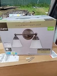 Chapter, 2-LIGHT Led Bath Vanity Fixture Bronze. Fixed Price $49.00.