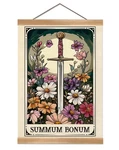 Ztgda Tarot Card Wall Art Canvas Decor Mystical Astrology Boho .... Fixed Price $15.73.