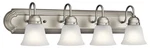 Kichler 5338S Nickel 4-LIGHT 30"W Bathroom Vanity. Fixed Price $99.97.