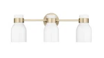Modern Gold Three Light Vanity From The Norah Collection. Fixed Price $167.90.