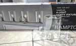 Hampton Bay Champlain Bathroom Vanity Light Replacement Glass Shade. Fixed Price $18.99.
