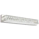 Modern Bathroom Light Fixtures Over Mirror 30 Inch Crystal Chrome Led Vanity. Fixed Price $123.88.