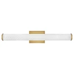 Hinkley Lighting Devon Led Vanity, Lacquered Brass/etched Pattern - 57863LCB. Fixed Price $479.00.