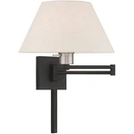 Livex Lighting 40038-04 Allison Swing Arm Or Wall Lamp Black. Fixed Price $245.96.
