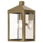 Livex Lighting Antique Brass Outdoor Wall Lantern 20582-01. Fixed Price $139.99.