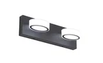 Jusheng 15" 2-LIGHT Black Led Vanity 270 Rotatable Lamphead Wall Sconce. Fixed Price $39.90.