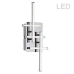 Dainolite 5 Light Led Wall Sconce, Polished Chrome Finish SUM-188W-PC. Fixed Price $139.20.