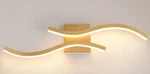 Bathroom Vanity Light Fixture 26W 5CCT Dimmable Led Gold Dual-wave Design Modern. Fixed Price $48.99.