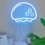 Welltodo Jellyfish Neon Signs,cool Ice Blue For Wall Cor, Led Neo.... Fixed Price $48.79.