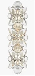 Visual Comfort Lloyd 26" Tall Wall Sconce With Crystal Shades. Fixed Price $499.00.