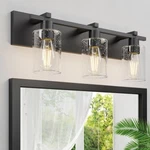 Espird Bathroom Vanity LIGHT,3 Matte Black Fixture With Thickened.... Fixed Price $95.64.