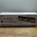 Minka Lavery 3-LIGHT Led Vanity With Clear Glass Matte Black 22" 29621. Fixed Price $49.99.