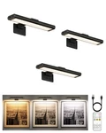 Ezvalo Picture Light For Wall, Rechargeable 2400MAH Battery 3PACK-8IN, Black. Fixed Price $48.60.