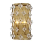 Bailey 2-LIGHT Wall Sconce In Warm Brass. Fixed Price $242.00.