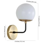 Safavieh Cayden Wall Sconce, Reduced Price 2172704480 SCN4017A. Fixed Price $68.00.