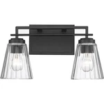 Z-lite 823-2V-MB Lyna Light 16 Inch Matte Black Vanity Wall. Fixed Price $176.00.