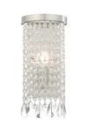 Livex Lighting 51061 Nickel Elizabeth Single 13"H Wall Sconce. Fixed Price $105.96.