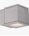Wac Lighting WS-W2505 Aluminum 2-LIGHT Led Outdoor Single Wall Sconce White. Fixed Price $175.00.