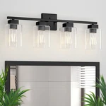 Espird 4 Light Bathroom Vanity Matte Black Fixtures Squ.... Fixed Price $89.11.