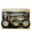 Hampton Bay 120V Halogen Accent Light Kit 3 Brass Tone Plug In 148 407 Bk. Fixed Price $49.99.