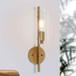 Uolfin 21136 Cylinder Wall Sconce 1-LIGHT Brass Gold Tube Vanity Pack. Fixed Price $69.99.
