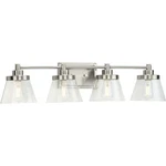 Progress Lighting P300351 Hinton 34"W Bathroom Vanity - Nickel New. Fixed Price $100.00.