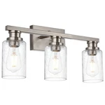Vinluz Bathroom Lighting Fixture Brushed Nickel FINISH,3 Wall Mounte.... Fixed Price $125.28.