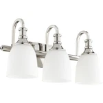 Quorum Richmond Light 20.25' Vanity, Polished Nickel 5011-3-62. Fixed Price $124.00.