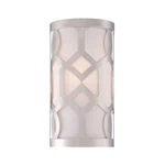 Crystorama Jennings 1 Light Polished Nickel Sconce 2262-PN. Fixed Price $164.99.
