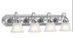 Kichler Independence 36 In. 5-LIGHT Chrome Traditional Bathroom Vanity 15D. Fixed Price $68.00.