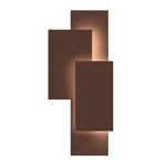 Sonneman 7110-WL Offset Panels 20-3/4" Tall Integrated Led Bronze. Fixed Price $900.00.